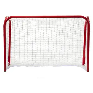 TFG01A Mini Foldable Football Training Soccer Goal, Steel Hockey Goal, 3' x 2' Folding Goal for Kids