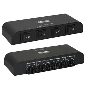 Công tắc loa âm thanh nổi 2 chiều & 4 chiều kết nối Loại vít hộp kim loại chống trượt 1 trong 2 ra 1 trong cặp 4 chiều cho Phụ Kiện Loa - Product Image 1