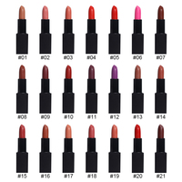 Rouge à lèvres personnalisé de luxe végétalien mat marque privée longue durée imperméable à l'eau nu maquillage rouge à lèvres vente en ligne