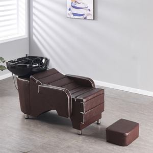 Sillón de Peluquería con Lavabo de Cerámica para Lavar el Cabello, Sillas de Peluquería en Venta, Silla de Champú - Product Image 3