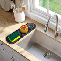 Meilleures ventes Produits tendance dans la salle de bains Meilleures ventes Plateau de toilette pour savon d'évier Plateau de service en silicone