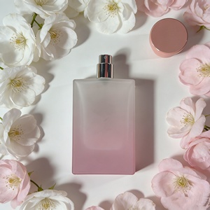 Bouteille en verre colorée dégradée 57 ml, rectangulaire givrée, fabricant <span class=keywords><strong>de</strong></span> bouteilles en verre haut <span class=keywords><strong>de</strong></span> gamme avec pompe - Product Image 3