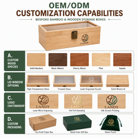 Boîte de rangement en bois pour bureau avec couvercle coulissant, conteneur vierge pour loisirs créatifs, souvenirs, fabrication de cadeaux, organisation domestique et vente en gros