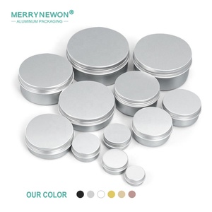 Boîtes rondes en aluminium pour baume à barbe, étiquettes privées, contenants cosmétiques avec matériaux 100 % recyclés, pots haut de gamme - Product Image 6