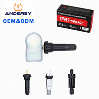 Sensor TPMS Universal Programable ANDEREY, 433MHz 315MHz, Estándar OE, Sensor de Presión de Neumáticos para Tiendas de Automoción