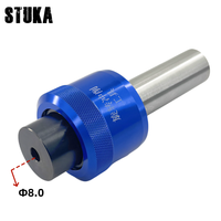 Stuka tempat alat bubut, batang lurus 8.0mm heksagonal Squareal putar pegangan pukulan C16/C20/C22/C25/C32 untuk mesin bubut