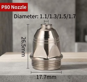 Boquilla y Electrodo Consumibles P80 para Cabezal de Pistola de Corte por Plasma LGK-100, 1.5mm, Accesorios de Corte de Metal CNC - Product Image 2