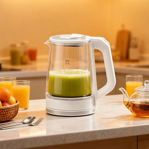 กาต้มน้ำไฟฟ้าสแตนเลสแบบพกพา ความจุ 1.6-2.0 ลิตร ปิดอัตโนมัติ ป้องกันการต้มจนแห้ง ฐานหมุนได้ 360 องศา - Product Image 4