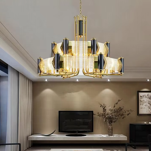 Lustres au design personnalisé, restaurant, style moderne nordique, <span class=keywords><strong>globe</strong></span> en <span class=keywords><strong>verre</strong></span> et métal, luminaire suspendu <span class=keywords><strong>pour</strong></span> hall d'hôtel - Product Image 3