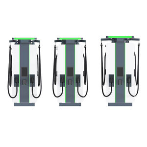 Nuevo Cargador de Vehículos Eléctricos de 60KW, Montado en el Suelo, con Doble Conector EVSE Comercial CCS1/CCS2/CHAdeMO/GB/T, Pantalla Táctil de 7 Pulgadas, Carga Rápida - Product Image 6