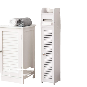 Small Bathroom <strong>Storage</strong> <strong>Corner</strong> Floor <strong>Cabinet</strong> with Doors and Shelves Hot Sales Toilet Paper Holder Stand for Small Spaces - Product Image 3