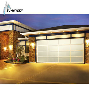 <span class=keywords><strong>Porte</strong></span> <span class=keywords><strong>de</strong></span> <span class=keywords><strong>garage</strong></span> <span class=keywords><strong>motorisée</strong></span> commerciale 12x7 transparente ou givrée noire - Product Image 1