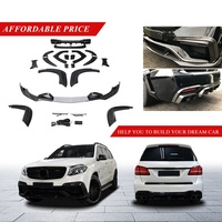 Bra-B Style Kit de carrosserie en Fiber de carbone sec pour Mercedes Benz GLS X166 diffuseur arrière aile de coffre pare-chocs avant lèvre roue sourcil Bodykit