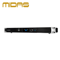 Console de mixage numérique professionnelle MIDAS M32C 40 canaux 1U en rack, réseau audio numérique AES50