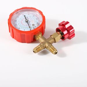 Manomètre de réfrigérant R22 R134a R410a R404a, corps de valve en laiton 55 kg, raccord durable pour climatisation, usage commercial - Product Image 4