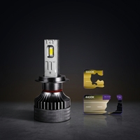Ampoule de phare LED de voiture bicolore 140W, contrôle par application Bluetooth, 3000K 6000K, étanche IP55, alliage d'aluminium, H4 H7 H11, vente en gros OEM