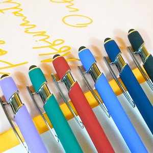 Free Sample Customized Wholesale Plastic <b>Pen</b> Promotional Advertising Gift Click <b>Ballpoint</b> <b>Pens</b> With Screen Touch - Product Image 3