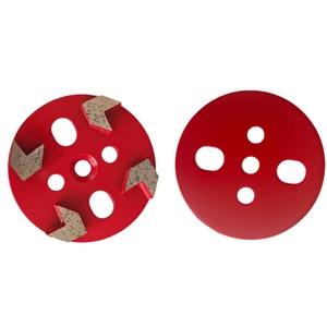 Bloc de meulage diamanté professionnel de 4 pouces à 4 segments ultra-affûtés pour le meulage commercial du béton - Product Image 3