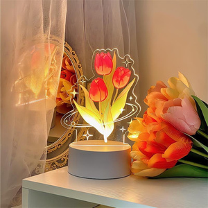 Top người bán rewrittable đêm đèn RGB 3D Illusion <span class=keywords><strong>LED</strong></span> đêm đèn xóa được có thể ghi đêm đèn - Product Image 3
