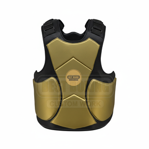 Protège-poitrine de boxe avec fermeture à crochet et boucle pour un port rapide et un réglage facile Garde-poitrine pour l'entraînement de boxe - Product Image 1