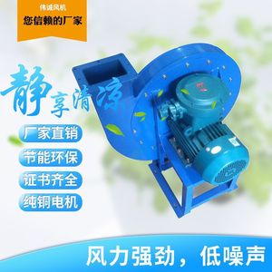 Ventilador Centrífugo de Alta Presión a Prueba de Explosiones B9-19, Ventilador de Conducto de 220V con Aspas de PP para Industrias Agrícolas, Extractor de Aire de 50Hz - Product Image 4