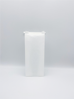 Sac en papier kraft enduit de PE avec fenêtre, de bonne qualité, résistant à l'humidité, écologique, pour l'emballage alimentaire, commande personnalisée acceptée
