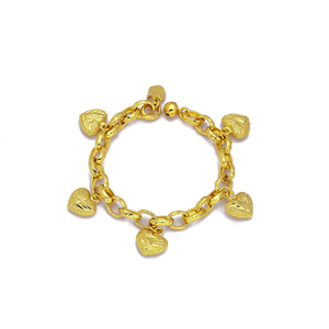 JXX stile romanzo all'ingrosso catena ottone dainty braccialetti indiani donne 24k placcato oro braccialetto