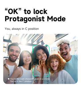 C17 AI Caméra 360 degrés, perche à <span class=keywords><strong>selfie</strong></span> avec suivi <span class=keywords><strong>facial</strong></span>, trépied intelligent AI en aluminium pliable de 64 pouces pour téléphones mobiles - Product Image 6