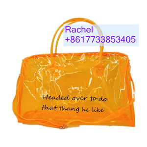 Sac à main de voyage transparent rose pour femme, nouveau modèle 2024, sac à main holographique en PVC transparent, personnalisable, sac de sport, sac de sport pour la nuit - Product Image 3