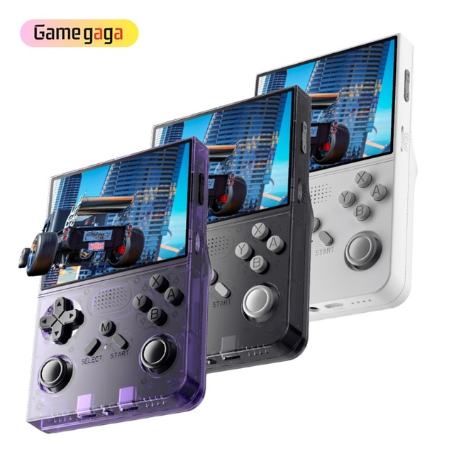 R40 Handheld Game Console 3.5inch IPS Screen 2GB RAM 10000 Built-in Games Wi-Fi Portable Linux-Based Game Player
