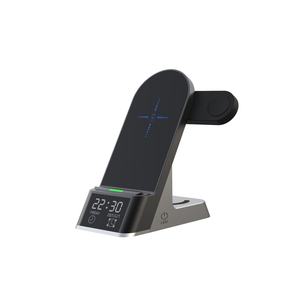 New Six-in-one Multifunctional <b>Wireless</b> Charger with Clock <b>Alarm</b> Fast Charging QC3.0 Type-C for Watch and Mobile Phones - Product Image 4