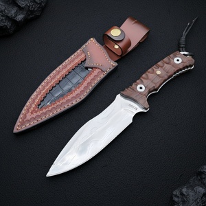 Cuchillo de Bolsillo Lich de Acero Inoxidable de Alta Calidad con Mango de Madera, Hoja Fija, Personalizable OEM, para Camping, 265 mm, 1 Año de Garantía - Product Image 5