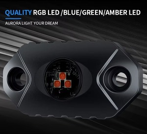 Aurora bằng sáng chế Thiết kế LED offroad RGBW mini ánh sáng xe máy ATV LED Rock ánh sáng - Product Image 6