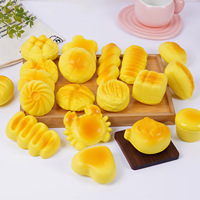 Jouet Squishy Crabe à Rebond Lent, Simulation Alimentaire en PU, Anti-Stress, Fidget pour Enfants et Adultes, Fabriqué au Zhejiang, Modèle SW-05
