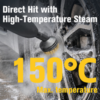 Pistolet de lavage de voiture à vapeur haute pression portable E-24SGP avec mousse pour le nettoyage intérieur des voitures, le detailing et les entreprises de lavage de voitures mobiles. 110V 220V
