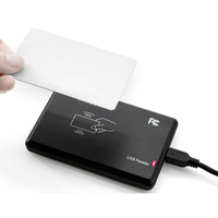 Lecteur de cartes RFID (Radio Frequency Identification) 13,56 MHz sans contact, matériau ABS, protocole ISO 14443A, distance de lecture jusqu'à…