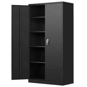 Storage Metal Cabinet Black Metal Cabinet Storage Cabinet Metal File Cabinet Storage Cupboard Steel