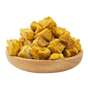 Grossistes en gros de friandises pour animaux OEM Viande de saumon de haute qualité Poisson en dés naturels à haute teneur en protéines Snack lyophilisé Nourriture pour chat et chien - Product Image 3