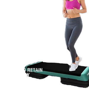 18.9\&quot; Adjustable Height Workout Stepper ABS Material Aerobic Exercise <strong>Step</strong> <strong>Platform</strong> With 2 Risers For Home Gym - Product Image 5