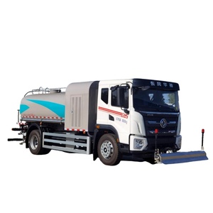 Dongfeng Huashhen Balayeuse électrique 18 tonnes Composant de moteur de noyau de camion Fourniture directe en usine Nettoyage de pavillon Chariot d'arrosage - Product Image 1