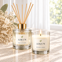 Service OEM AIKUN, autocollant personnalisé, parfum longue durée, formule naturelle, vente en gros, ensemble diffuseur de parfum pour la maison