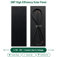 Panneau solaire SMT sur mesure à haute efficacité 3,8W 7V, module PV SunPower pour lampe anti-moustiques solaire
