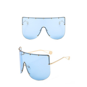 Lunettes de soleil surdimensionnées Elaiza - Or bleu - Product Image 2