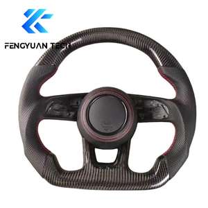 Volante de Fibra de Carbono con Luces LED para <span class=keywords><strong>Audi</strong></span> <span class=keywords><strong>A1</strong></span> A3 A4 A5 A6 A7 C5 C6 C7 C7.5 C8 B6 B7 B8 B8.5 B9 Gb 8v 8p B10 RS5 RS6 RS7 S5 S6 S7 - Product Image 5