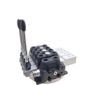 Vanne de commande directionnelle sectionnelle pneumatique hydraulique manuelle Huamao 100L/min à 4 bobines, origine Shandong, pour la construction - Product Image 6
