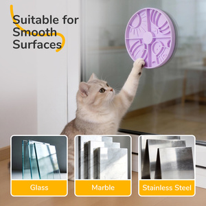 Tapis de léchage pliable en silicone de qualité alimentaire, bol de voyage antidérapant avec design en spirale pour chiens et chats, facile à nettoyer - Product Image 4