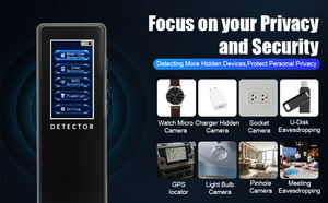 Ds626 Détecteur magnétique <span class=keywords><strong>de</strong></span> traqueur GPS à main Détecteur <span class=keywords><strong>de</strong></span> suivi <span class=keywords><strong>de</strong></span> voiture Bluetooth Caméra cachée sans fil Détection <span class=keywords><strong>de</strong></span> signal Anti-localisation - Product Image 4