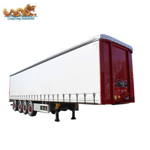 Chine <span class=keywords><strong>Remorque</strong></span> de camion Dry Van 40ft simple ou double rideau en PVC <span class=keywords><strong>semi</strong></span>-<span class=keywords><strong>remorque</strong></span> latérale avec bâche à vendre - Product Image 6