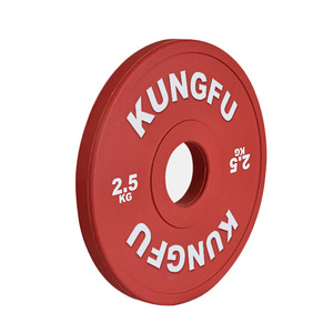 Équipement de fitness KUNGFU, plaques de poids fractionnelles colorées, 0,<span class=keywords><strong>5</strong></span> à <span class=keywords><strong>5</strong></span> <span class=keywords><strong>kg</strong></span>, plaques de poids de compétition, plaques de poids de barre d'haltères - Product Image 3