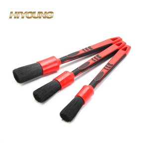 Brosse de nettoyage de <span class=keywords><strong>voiture</strong></span> de haute qualité Filament synthétique doux diamètre 20 mm brosse de <span class=keywords><strong>peinture</strong></span> de garniture de mur rond - Product Image 5